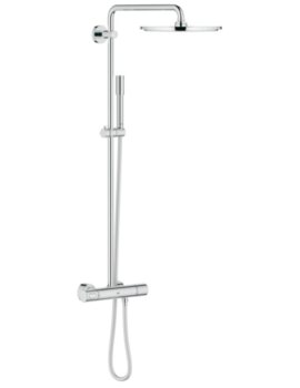 Grohe Rainshower Chrome System With Thermostatic Valve - Image