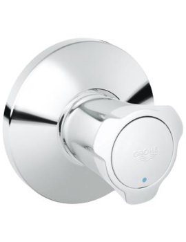 Grohe Costa L Concealed Chrome Stop Valve Trim For Cold Water - Image