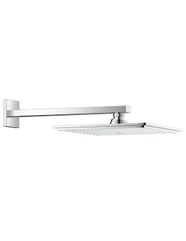 Grohe Rainshower Allure 230mm Chrome Shower Head With 286mm Shower Arm - Image
