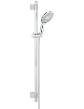 Grohe Power And Soul 900mm Chrome Slide Rail Kit With 4 Spray Pattern Handset - Image