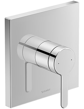 Duravit C.1 Square Concealed Manual Shower Mixer Valve - Image
