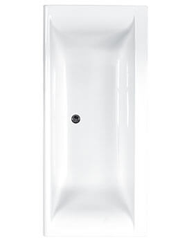 Carron Haiku Double Ended Deep White Acrylic Bath - 5mm - 1800 x 800mm - Image