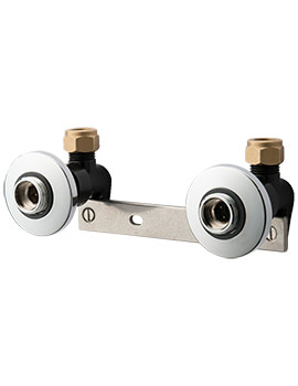 Bar Mixer Shower Fixing Bracket With Flow Limiters