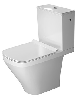 VitrA Zentrum 610mm Rim-Ex Open-Back Close Coupled White WC Pan With ...