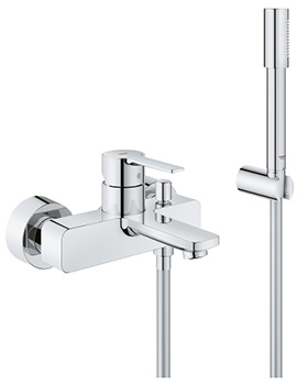 Grohe Lineare 1-2 Inch Single Lever Chrome Bath Shower Mixer Tap - Image