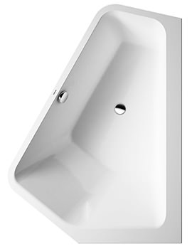 Paiova 1770mm x 1300mm Right-Left 5 Corner Built In Bath With Frame