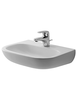 D-Code 450mm Handrise Basin Med Without Tap Hole And Overflow
