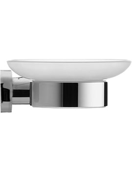 Duravit D-Code Soap Dish With Glass Shelf On Left Side - Image