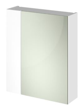 Fusion 600mm Double Door 75-25 Compact Mirror Cabinet