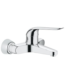 Euroeco Special Wall Mounted Chrome Basin Mixer Tap