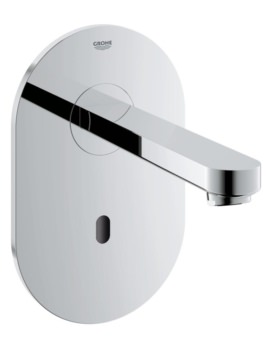 Grohe Euroeco CE Infra-Red Electronic Chrome Wall Basin Tap - Image