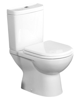 Micra Short Projection Close Coupled White Pan With Cistern And Seat