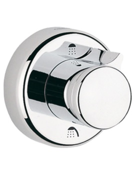 Grohe Three Way Wall Mounted Diverter Chrome - Image