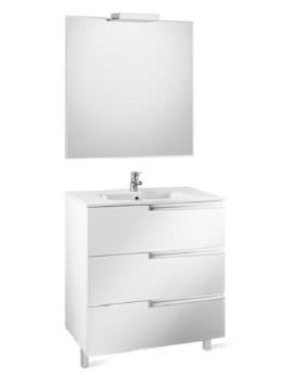 Victoria-N 800 x 740mm Vanity Unit Pack With Mirror And Spotlight
