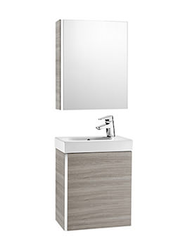 Roca Mini 450mm Vanity Unit With Basin And Mirror Cabinet - Image