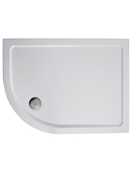 Ideal Standard Simplicity 1000 x 800mm Offset Quadrant Tray Right - Image