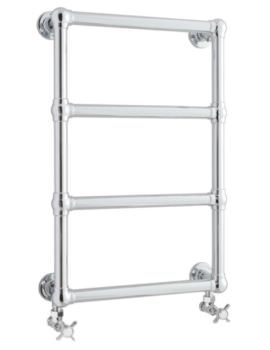 Hudson Reed Epsom 500 x 750mm Wall Mounted Heated Towel Rail - Image