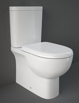 RAK Sensation Close Coupled Fully Back-To-Wall Rimless Toilet