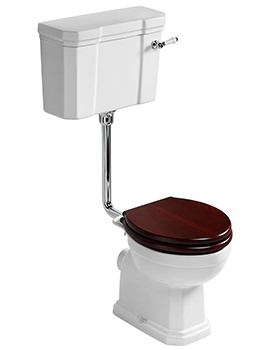 Ideal Standard Waverly White Low Level WC Pan 645mm And Cistern Pack - Image