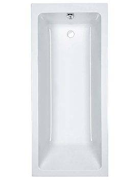 The Gap Single Ended White Acrylic Bath 1600 x 700mm - 024716000