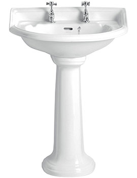 Dorchester 635 x 480mm Standard Basin With 1 Tap Hole