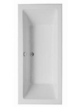 Saneux Stetson 1800 x 800mm Gloss White Double Ended Bath - Image