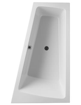 Paiova 1700mm x 1000mm Right-Left Backrest Slope Bath With Frame