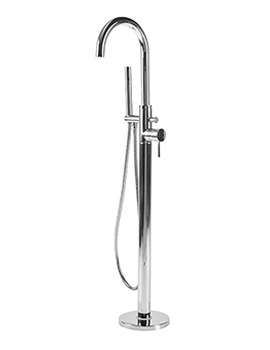 Roper Rhodes Storm Freestanding Bath Shower Mixer Tap Chrome - Image