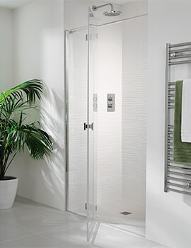 Lakes Island Martinique 1200 x 2000mm Shower Door And Hinge Panel - Image