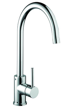 Grohe Ambi Contemporary 2 Handle Chrome Kitchen Sink Mixer Tap With ...