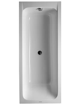 Duravit D-Code Built-In Bathtub With Support Feet - Central Outlet - Image