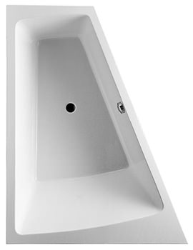 Duravit Paiova 1800mm x 1400mm Right-Left Built In Bath With Frame - Image