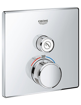 Grohe Grohtherm SmartControl Thermostat With One Valve - Image