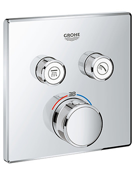 Grohe Grohtherm SmartControl Thermostat With Two Valve - Image