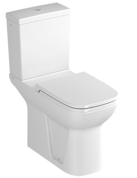 VitrA S20 Comfort Height Close Coupled White WC Pan With Cistern - Image