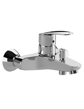 Monodin-N Wall-Mounted Chrome Bath-Shower Mixer Tap With Automatic Diverter
