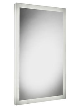 Ultra Slim Depth LED Illuminated Mirror With Demister Pad