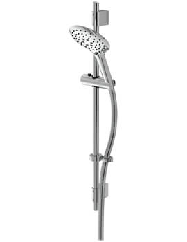 Bristan Casino Chrome Shower Kit With 3 Function Push Button Handset - Image