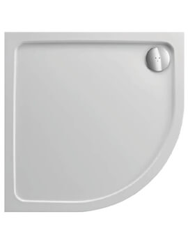 Just Trays JTFusion 2 Up-stand Quadrant Shower Tray With Waste - Image