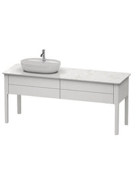 Luv 1783 x 570mm 1 Cut-Out 2 Compartment Vanity Unit