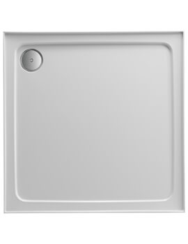 JTFusion 4 Up-stand Square Shower Tray With Waste