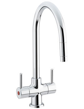 Beeline Chrome Kitchen Sink Mixer Tap With Pull Out Nozzle