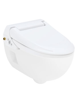 Geberit AquaClean 4000 Rimless 400 x 505mm Toilet White Alpine With Seat - Image