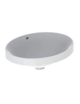 VariForm Oval Countertop Washbasin White