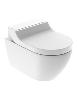Geberit AquaClean Tuma Classic 360 x 553mm Wall Hung Toilet Alpine White With Seat - Image