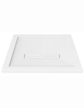 Kudos Connect2 Square Slimline Acrylic Shower Tray White - Image