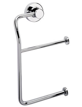 Tecno Project Double Chrome Toilet Roll Holder - 116980