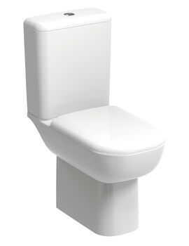 Geberit Smyle 350 x 410mm Floor Standing Rimless WC Pan White