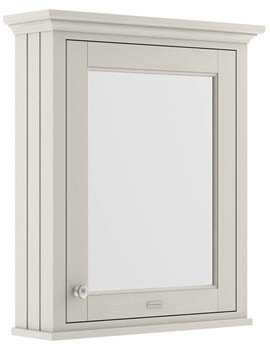 Hudson Reed Old London 600mm Single Door Mirror Cabinet - Image