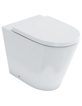 Britton Sphere Rimless Back To Wall Wc With Soft Close Seat